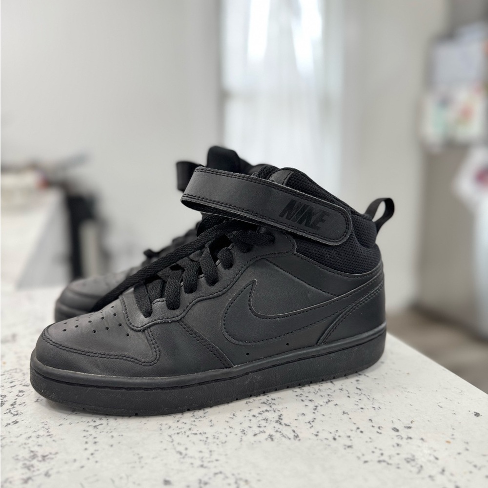 Nike Kids Black High-Top Sneakers